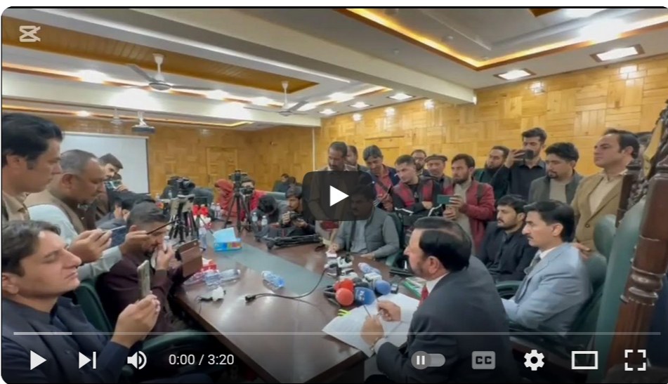 Chief Election Commissioner Gilgit-Baltistan | Press Briefing on  Electoral Rolls